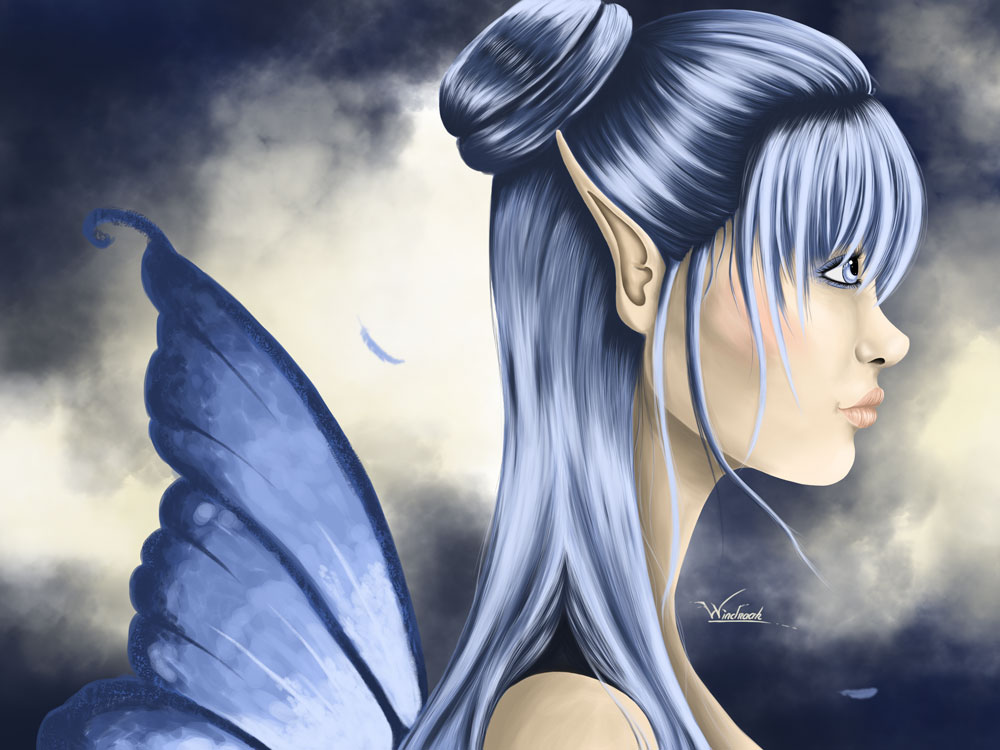 fée bleu
