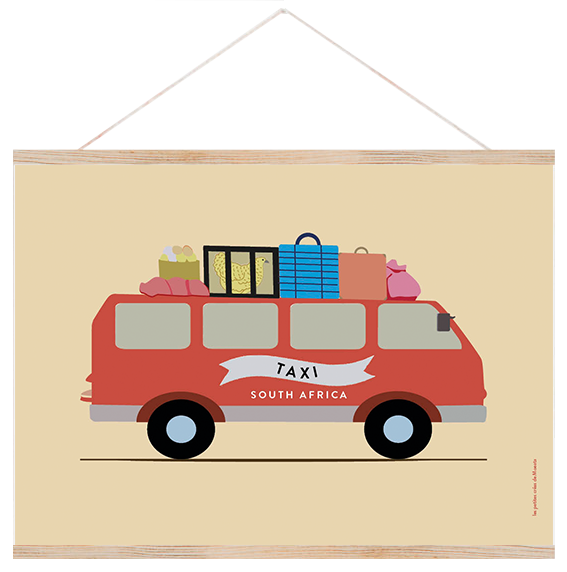 Illustration d'un taxi-brousse