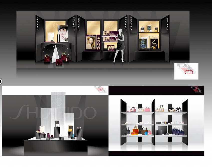 SHISEIDO Stand Semac, DA - design