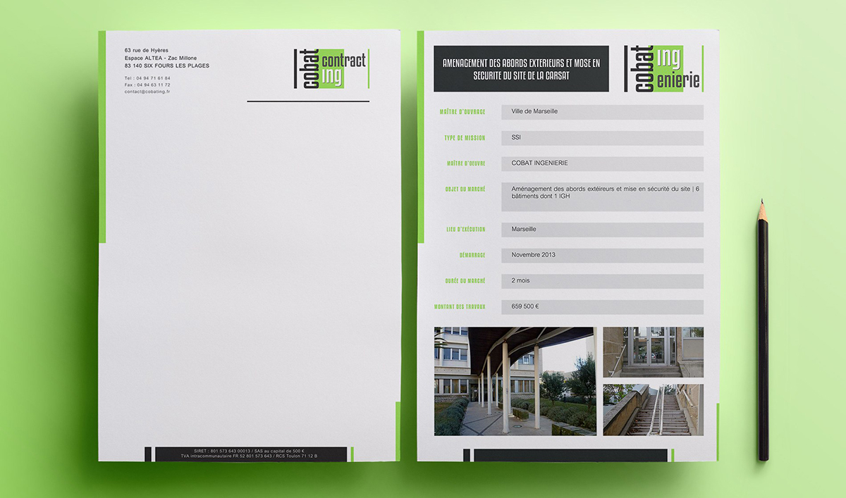Outils de communication | Entreprise architecture & bâtiment
