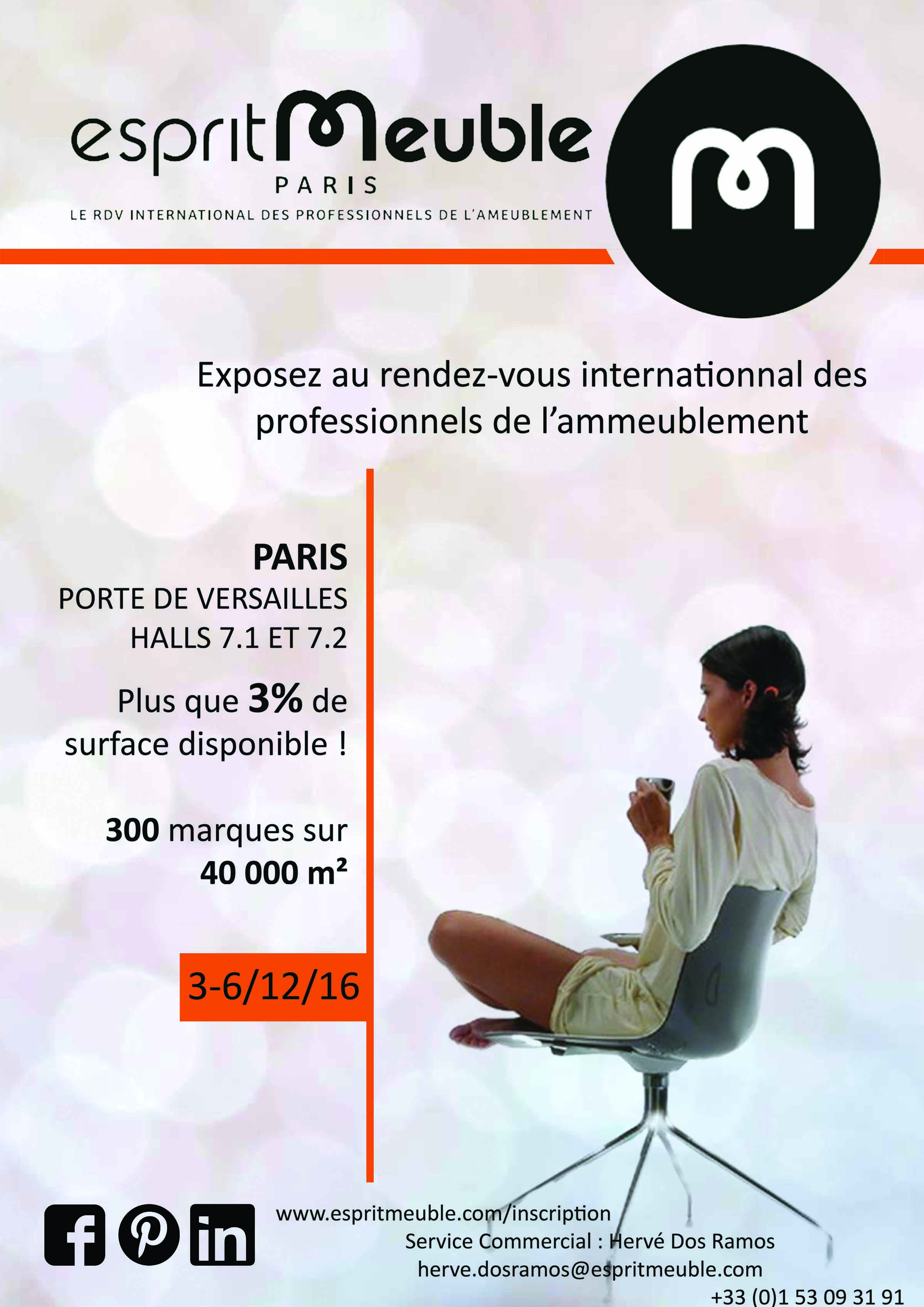 Publicit Esprit Meubles 2016