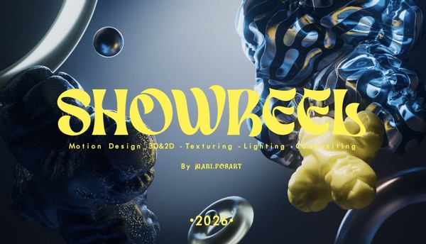 Motion Design 3D/2D Showreel 2026