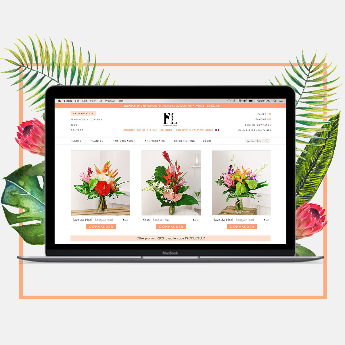 SIte Fleurs Lointaines