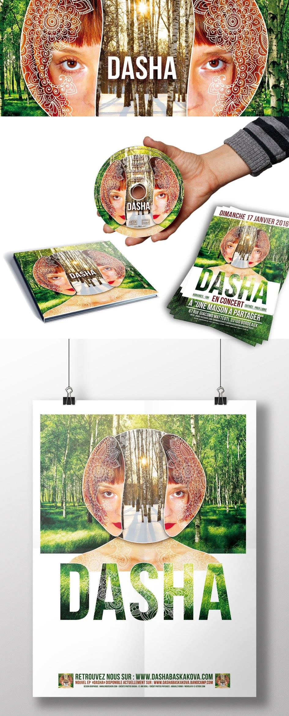 E.P. CD 4 titres - Dasha
