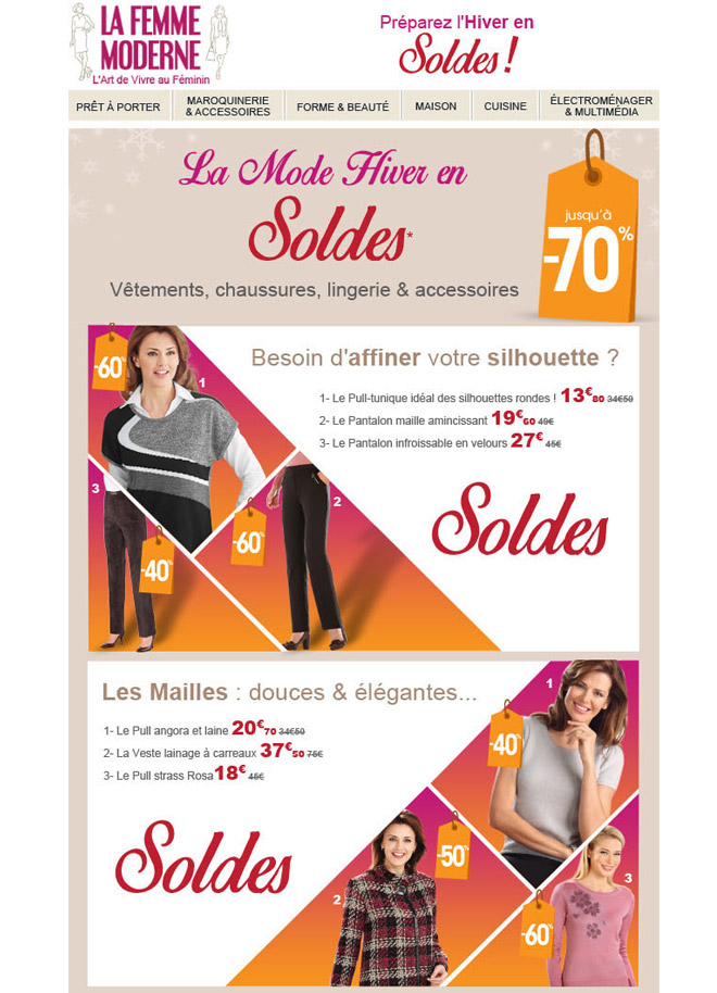 Newsletters La Femme Moderne