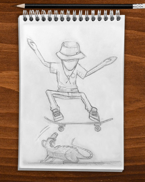dessin crayon à papier (projet personnel)