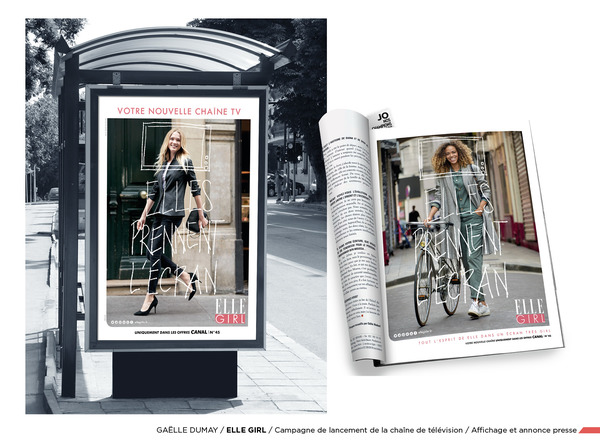 ELLE GIRL / Campagne de lancement de la chaîne de télévision