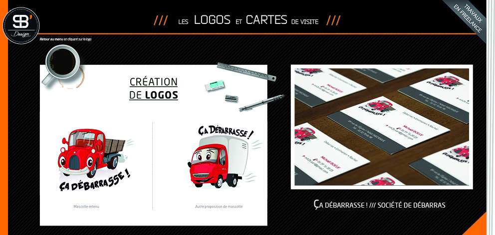 Cration de logo et carte de visite