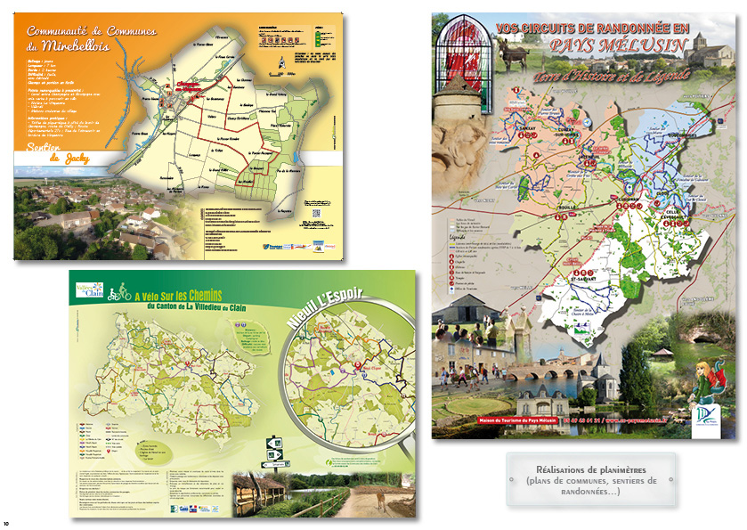 Réalisation de signalétiques touristiques