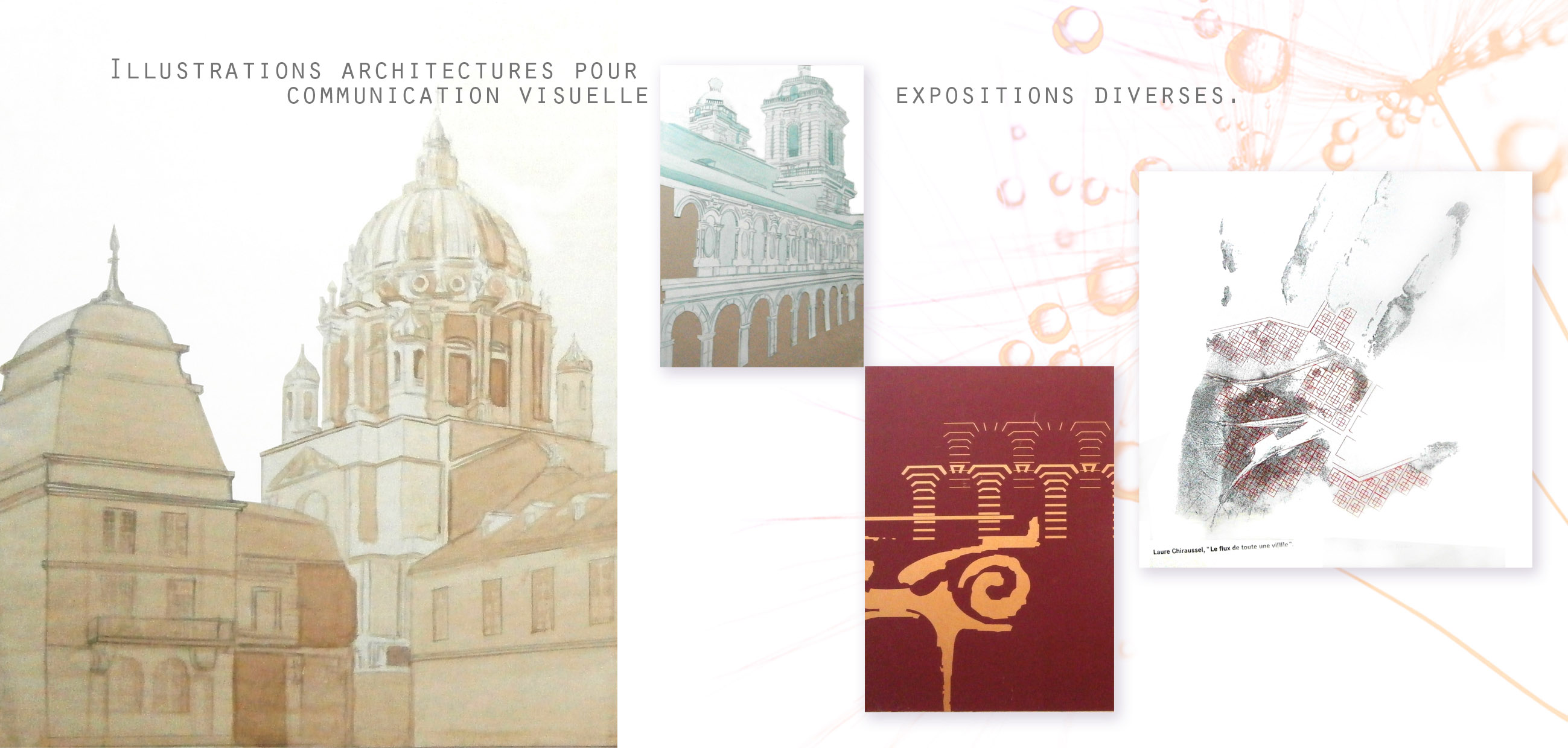 Illustration Architecturale pour Communication visuelle expositions.