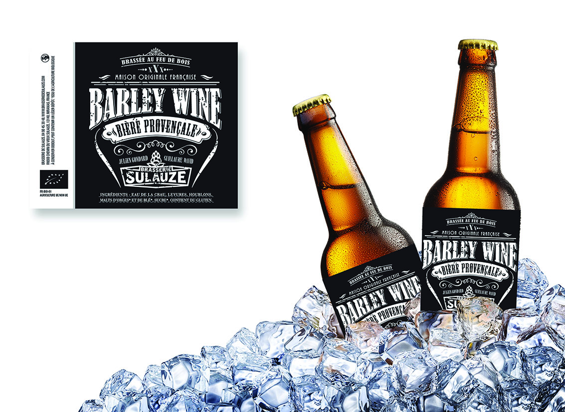 Habillage étiquette de bière