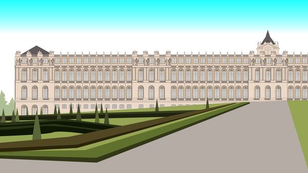 Château de Versaille face nord.