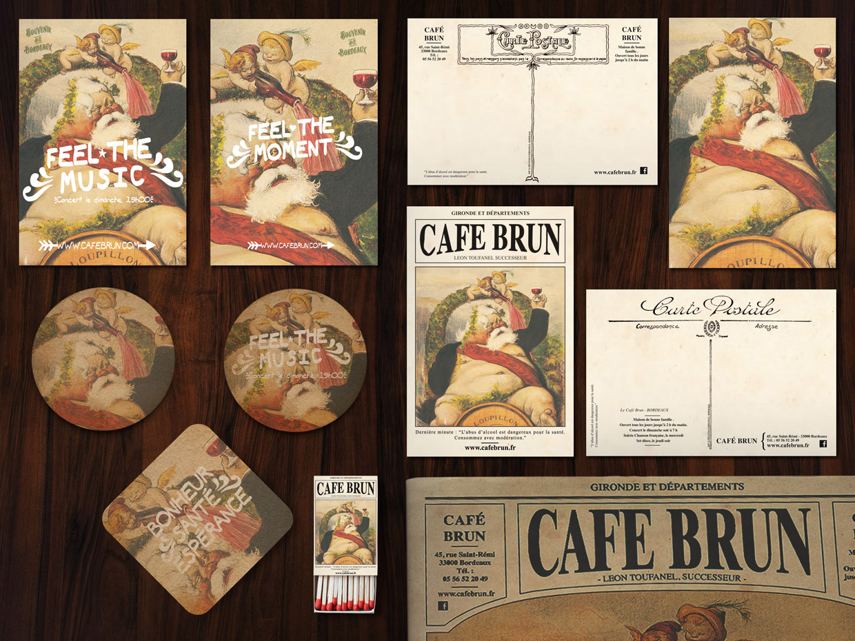identité visuelle d'un café - Bordeaux5
