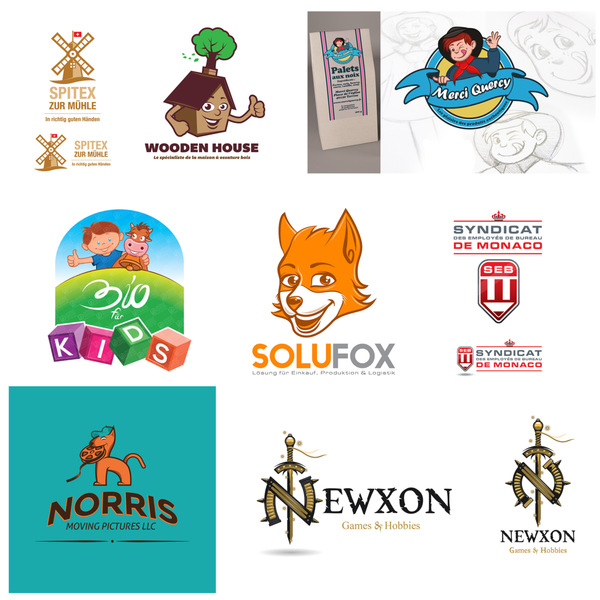 Exemples de différents logos