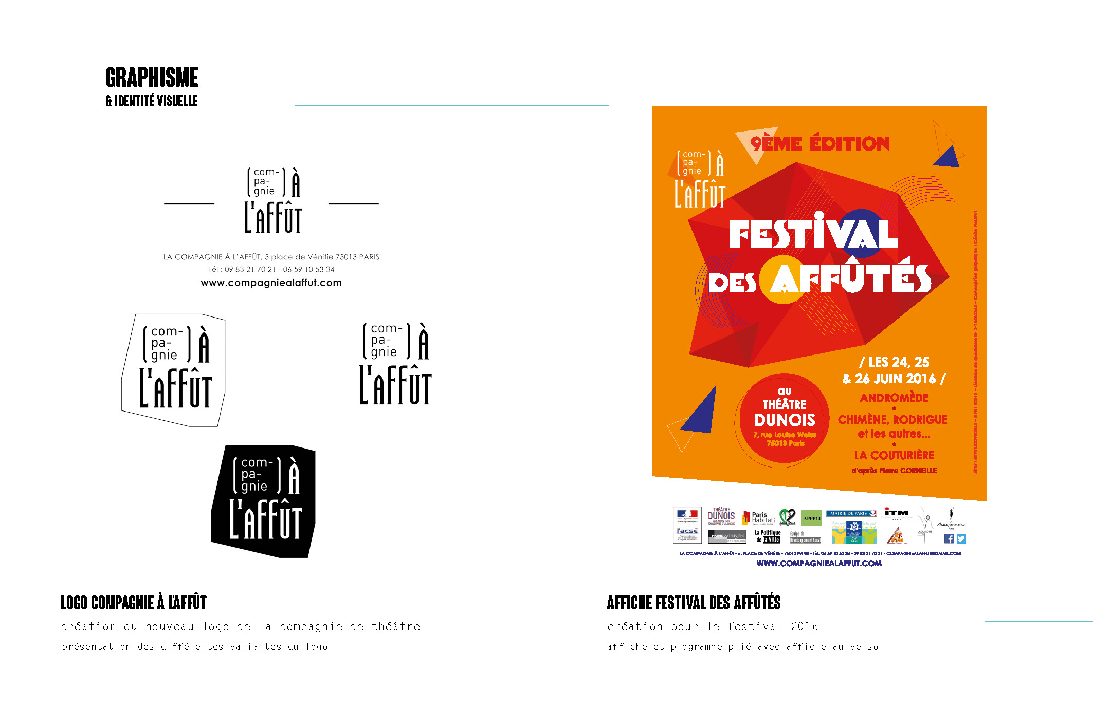 Logo et affiche de festival
