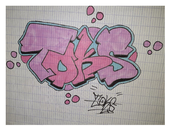 mini portfolio dédié aux logos et graff