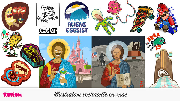 Illustration vectorielle en vrac