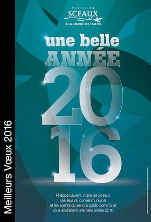 Affiche Voeux 2016 Sceaux