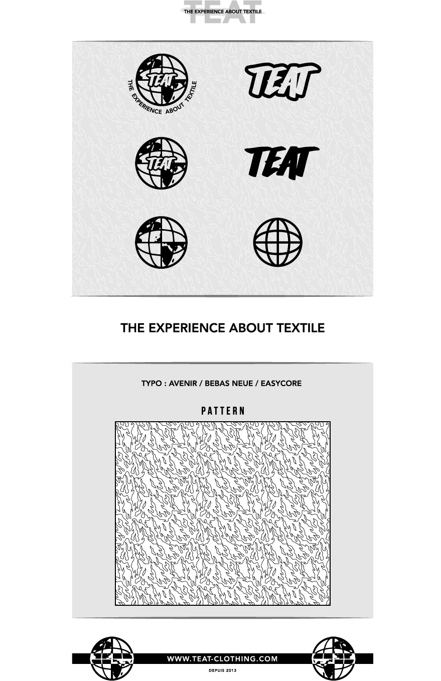 Charte Graphique TEAT clothing