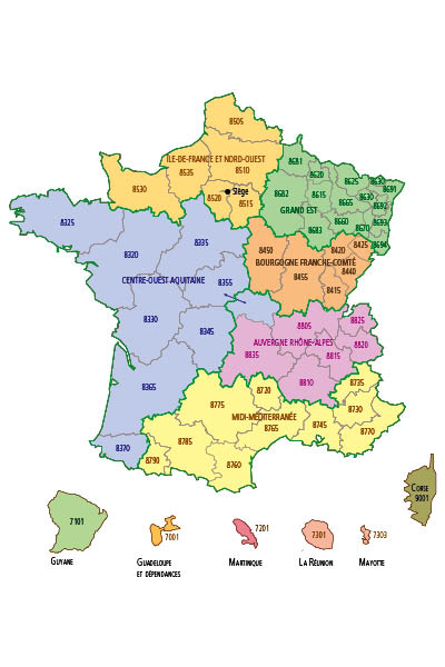 carte de France