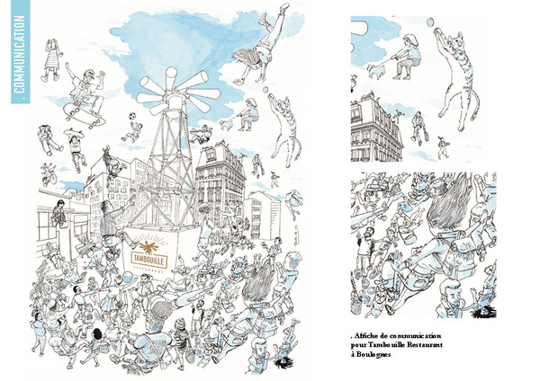 Tambouille Restaurant - Illustration et Affiche