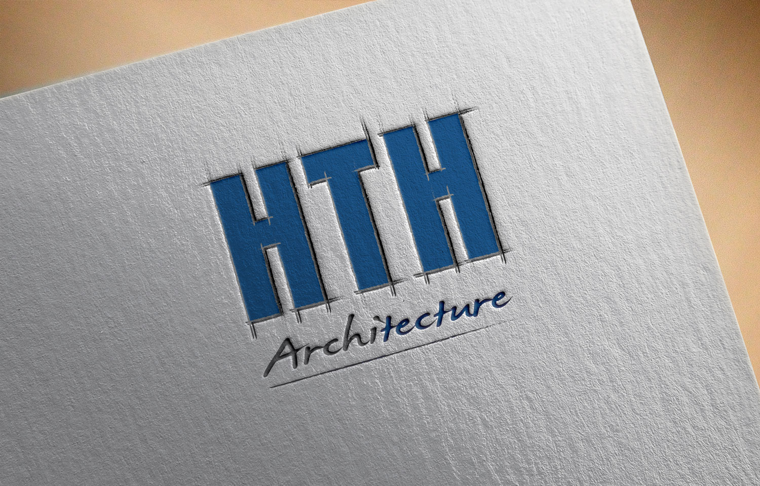 Charte graphique pour un cabinet d'architecture -HTH Architecture