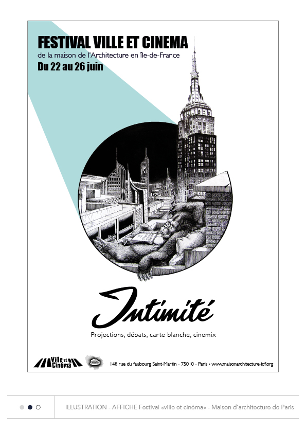 Affiche - Festival Cinéma - Maison de l'architecture de Paris