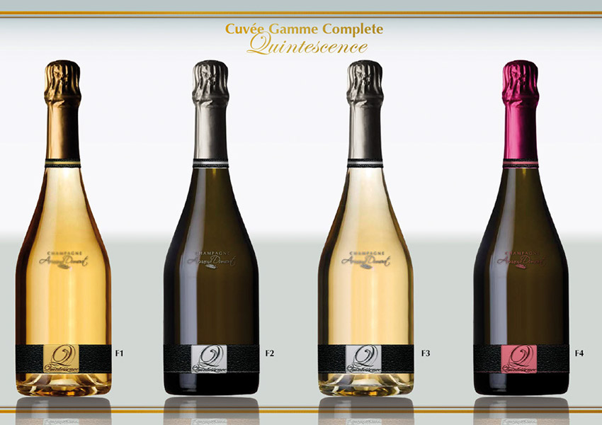 Gamme de champagne