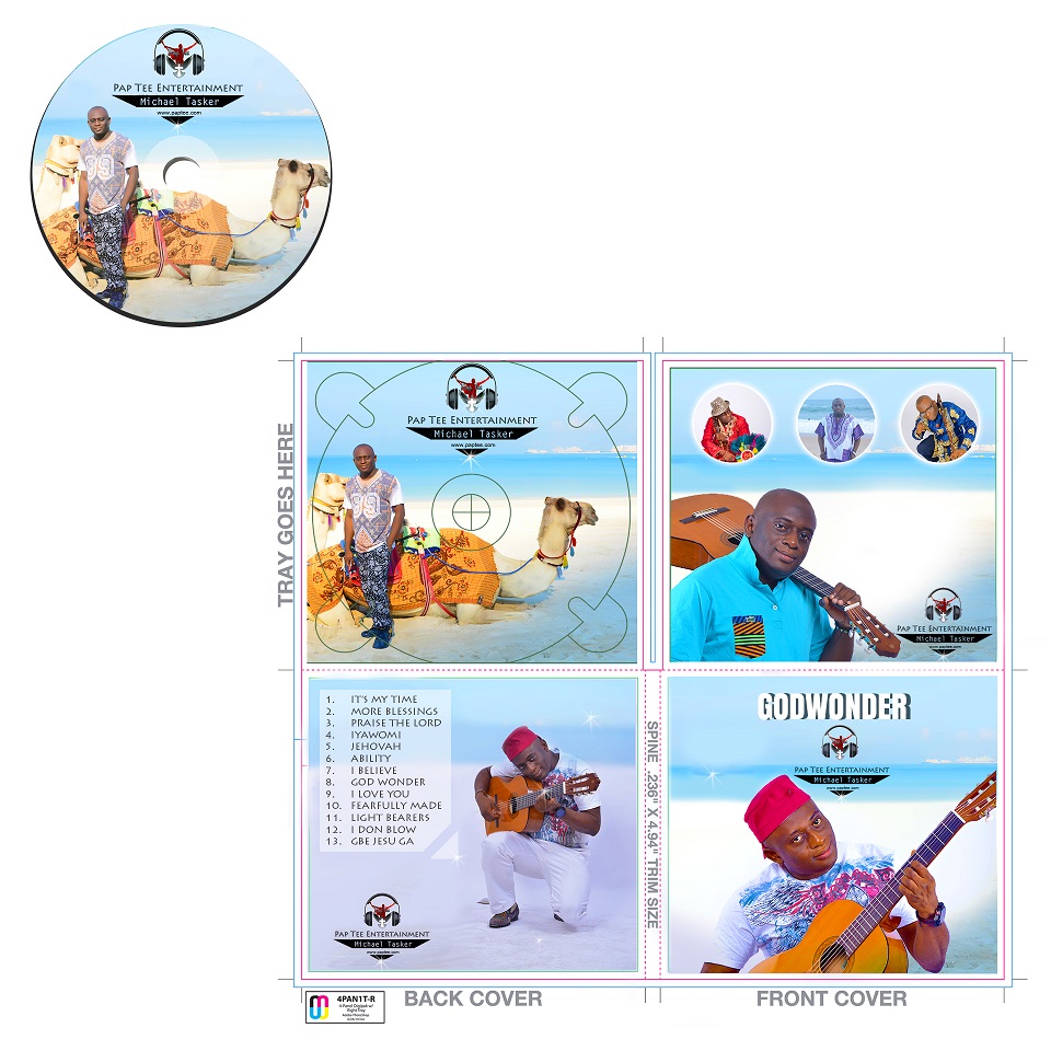 Création pochette d'album pour un artiste
