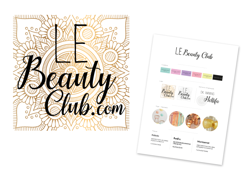 Le beauty club - Identité Visuelle, Logotype