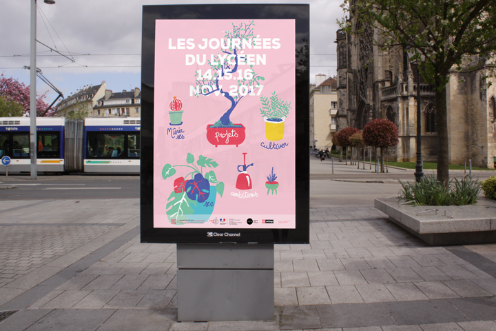 affiche pour La journée des Lycéens - Caen