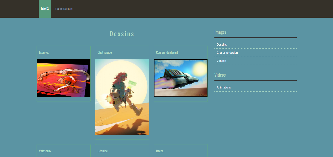 Mon site internet : Labo13