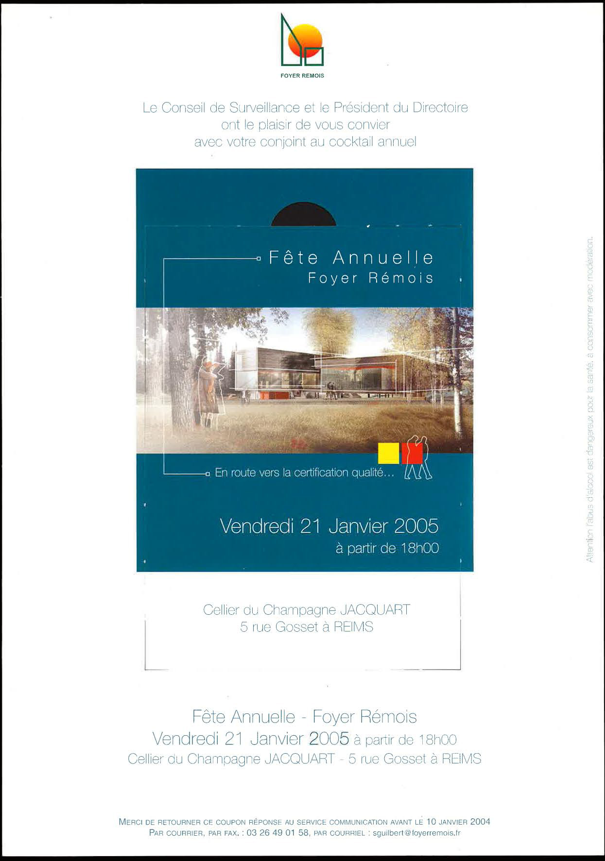 Invitation Foyer Rémois