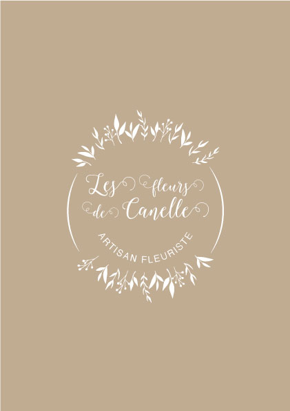 Création de logo - Les Les fleurs de Canelle