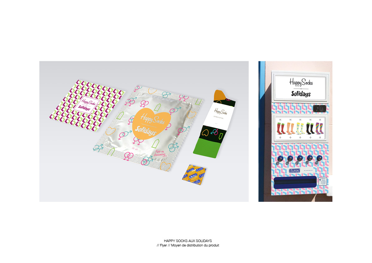 Design textile, packaging et communication // HAPPY SOCKS (2/2)