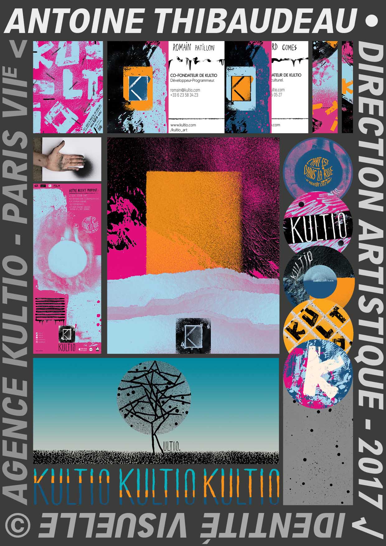 Identité visuelle pour l'agence Kultio