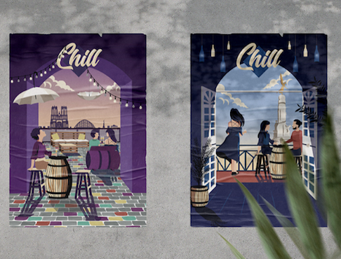 Affiches Illustration - Chill