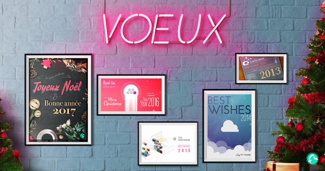 Vœux - Identité visuelle, Illustrations, Montages photo
