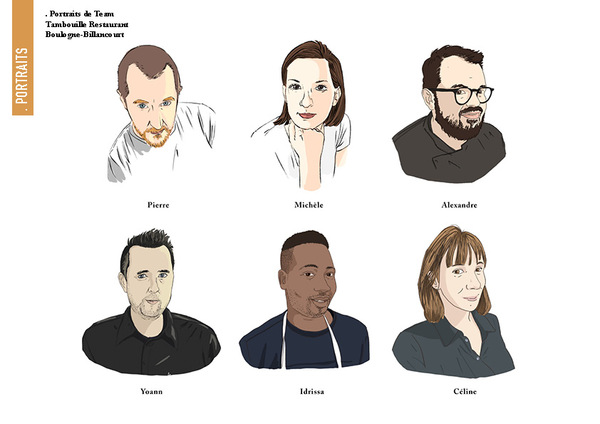 Tambouille Restaurant - portraits