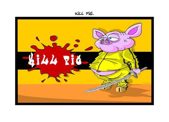 Portfolio /  Clin d'oeil  - "KILL BILL"