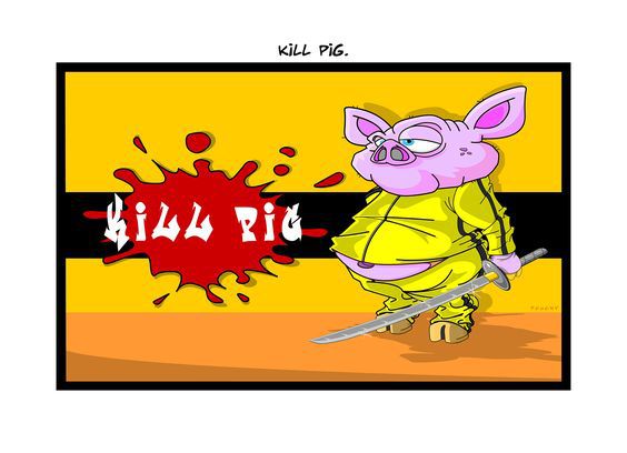 Portfolio / Clin d'oeil - "KILL BILL"