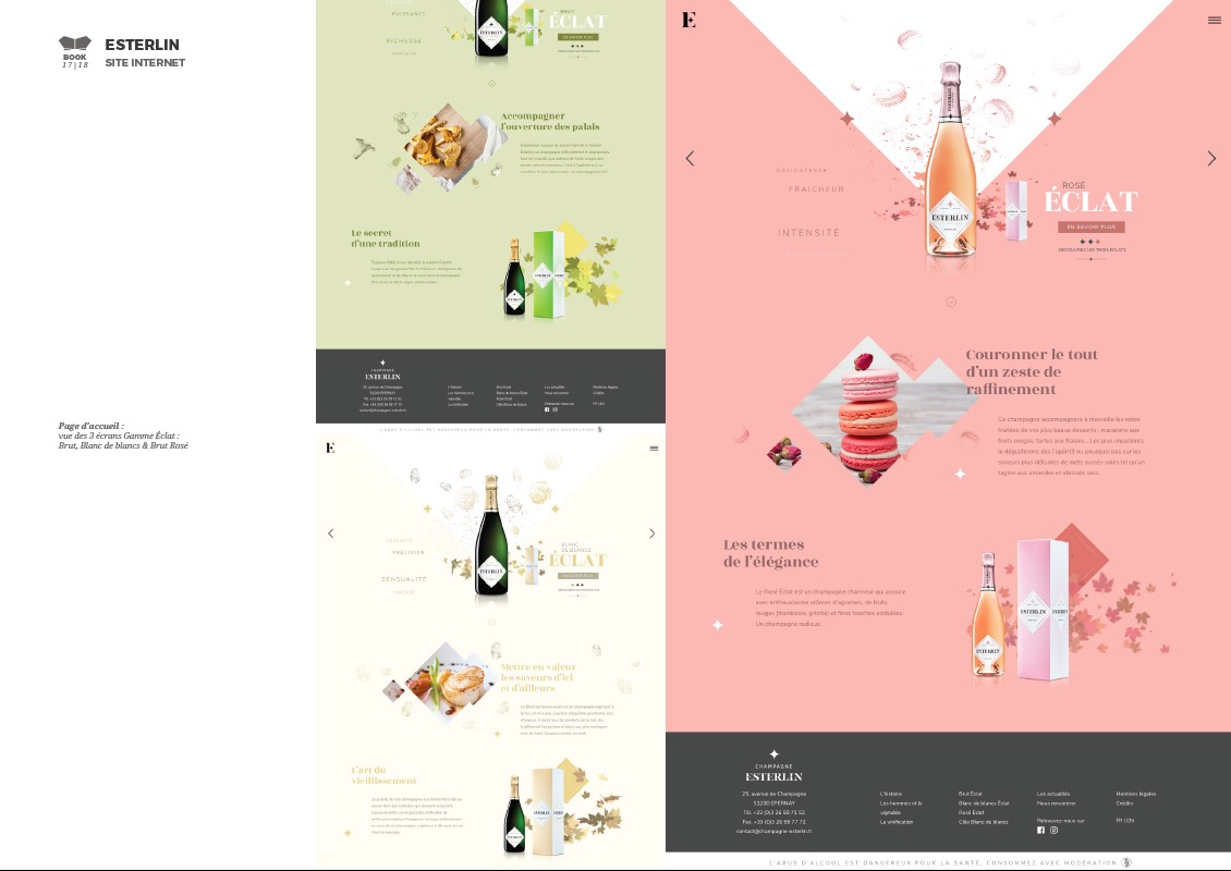 Champagne Esterlin - Site Web 2017