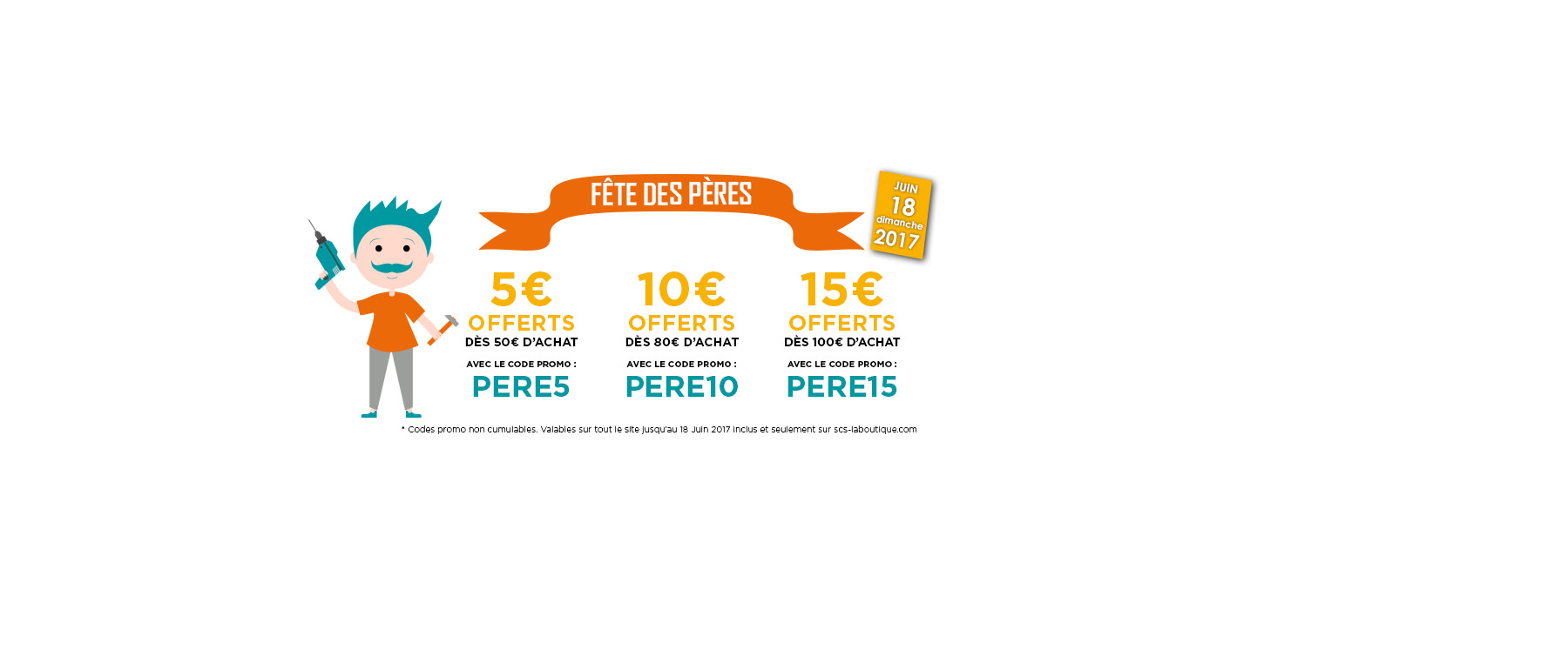 Visuel promotionnel - Fête des Pères