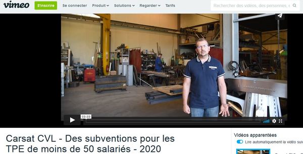 Video - Tmoignage d'un chef d'entreprise