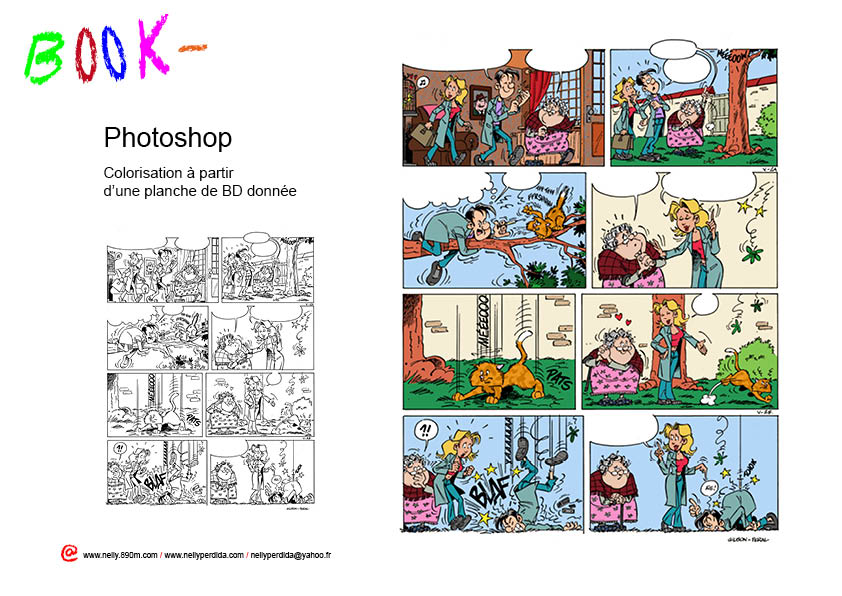 Travail de colorisation