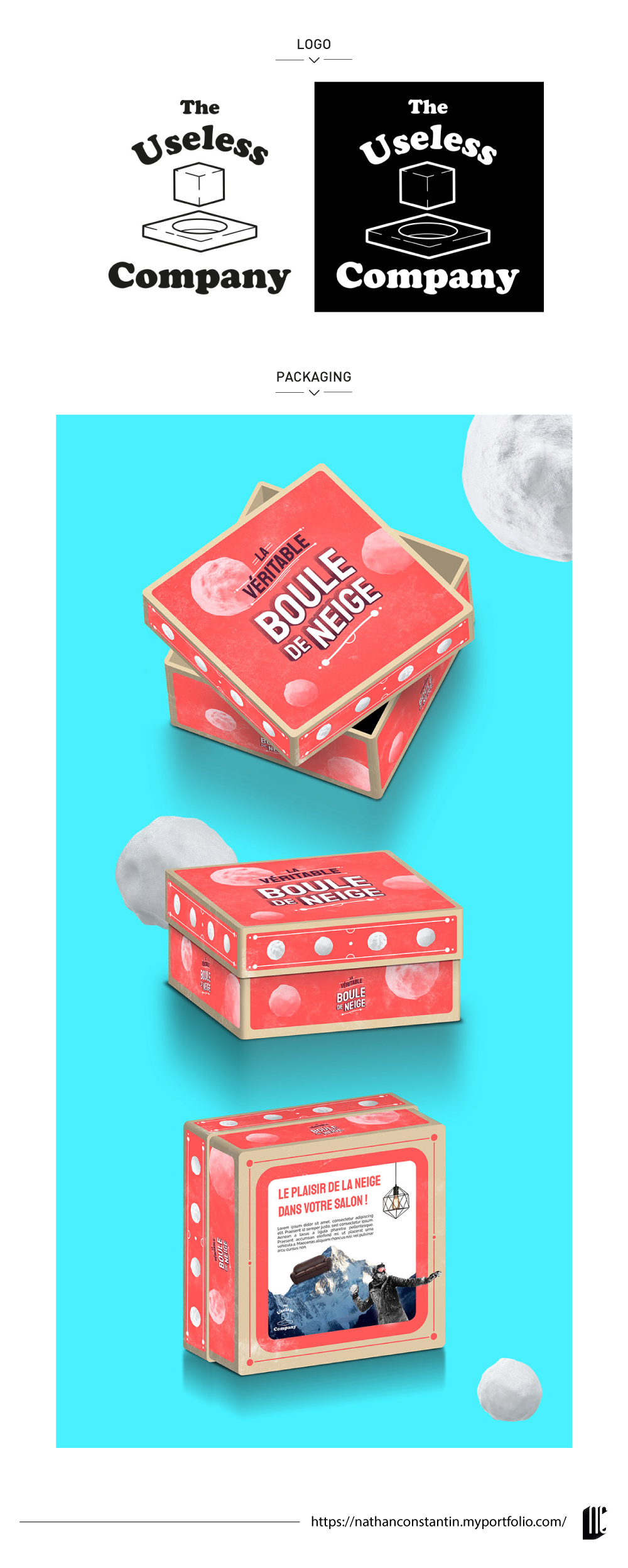 La véritable boule de neige