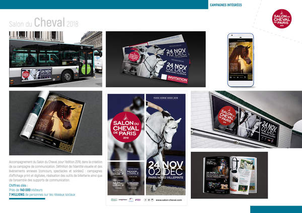 Campagne intégrée - Salon du cheval 2018