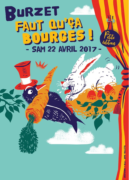 Affiche festival faut qu'a Bourge