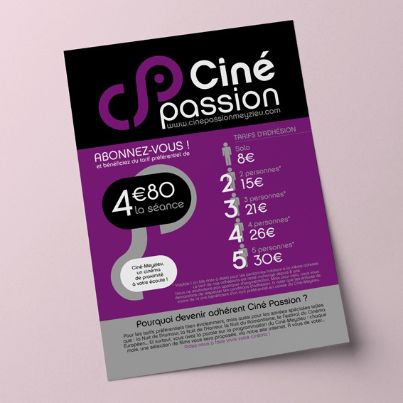 Communication pour Ciné Passion