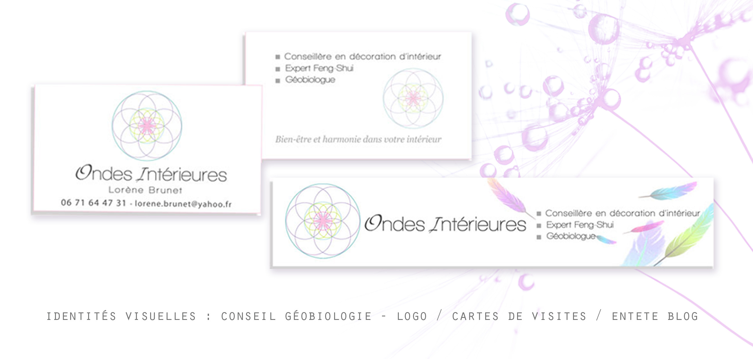 Identité visuelle Cabinet géobiologie / Feng shui